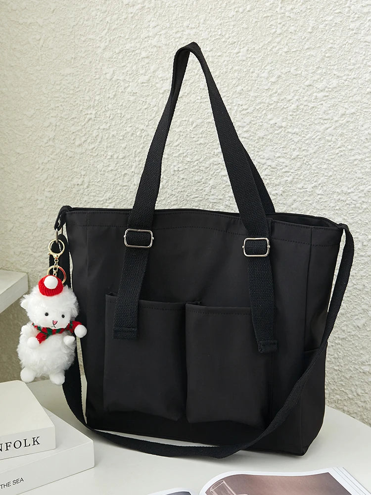 Canvas Messenger Bag Japanese Style Tote Bag