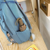 Large-Capacity Waterproof Nylon Backpack Unisex Travel Bag