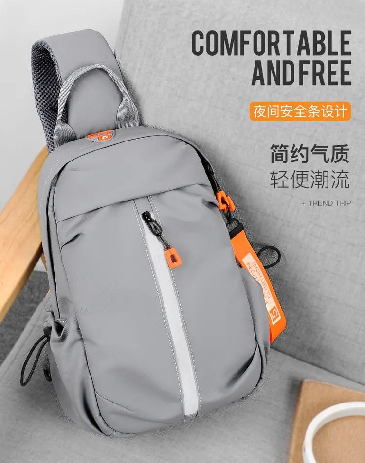 Sports Messenger Bag Waterproof Reflective Chest Bag