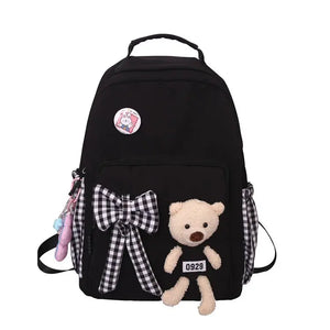 Kids Backpack School Bag without Bear Doll Pendant