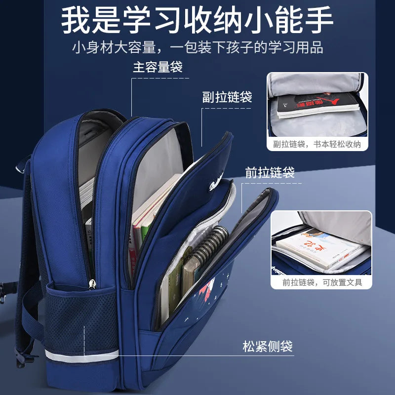 Waterproof Children School Bags For Girls Boys Kids Orthopedic Backpack