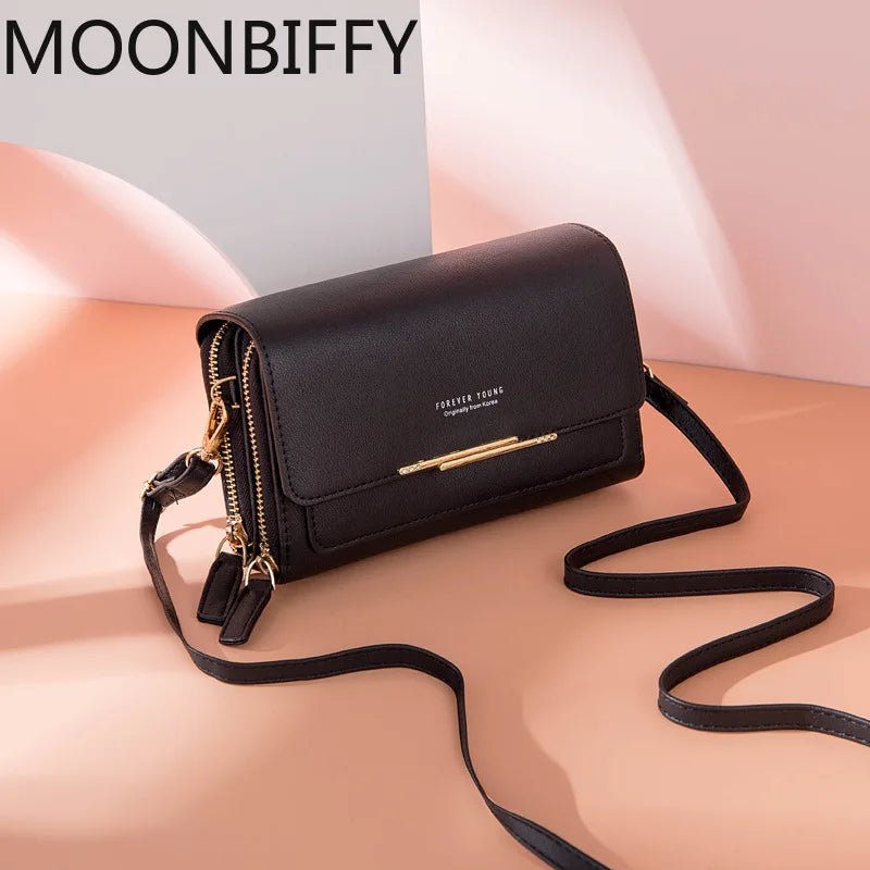 2022 Women Messenger Bag Square Bag Cloth Pattern Turn Lock Mini Bag