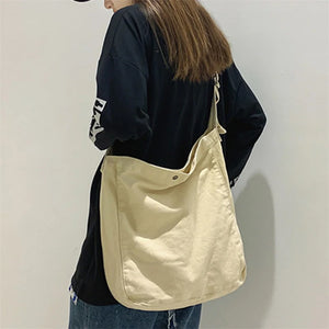 Canvas Shoulder Bag Crossbody Unisex Casual Messenger Bag