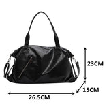 Casual Soft Leather Tote Bag for Women Large Capacity Handbag
