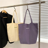 Casual Daily Books Women Students Handbags Large Capacity Canvas Top Handle