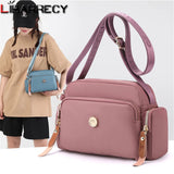 Casual Women Shoulder Bag Nylon Female Handbag and Purses Waterproof Girls