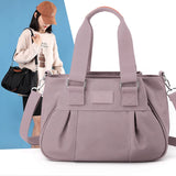 Large Capacity Nylon Handbag Waterproof Casual Handle Women's Travel Handbag
