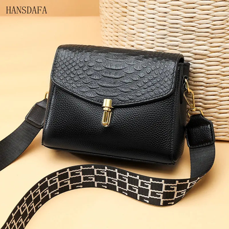 Crocodile Pattern Leather Tote Bag Ladies Shoulder Bag High Handbag