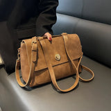 Large PU Leather Crossbody Bags for Women Shoulder Bag