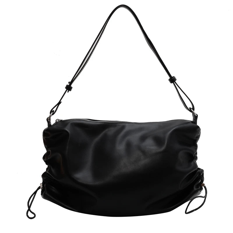 Casual Women Pu Leather Shoulder Bag Large Capacity Crossbody Soft Handbag