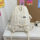 Lady Book Bag Teen Laptop Female College Backpack Women Transparent