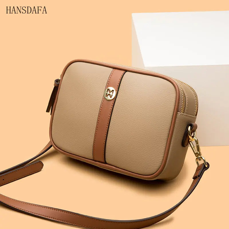 Leather Tote Bag High Cowhide Ladies Handbags Women Shoulder Bag Small Crossbody