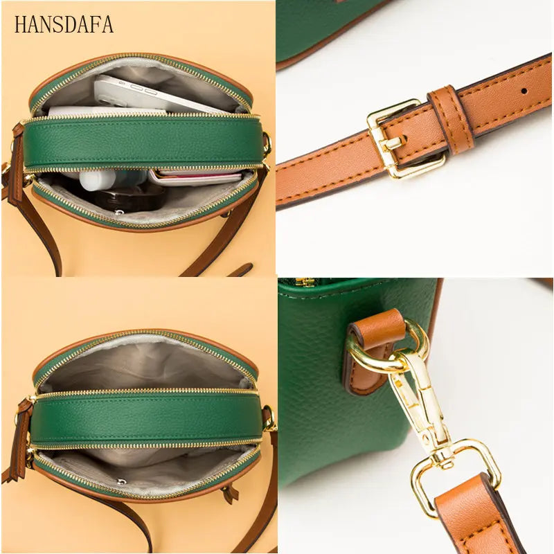 Leather Tote Bag High Cowhide Ladies Handbags Women Shoulder Bag Small Crossbody