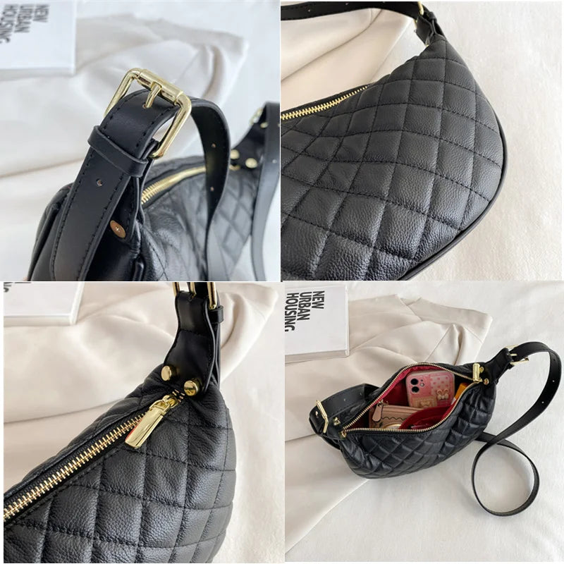 Leather Crossbody Bag Women Shoulder Handbag