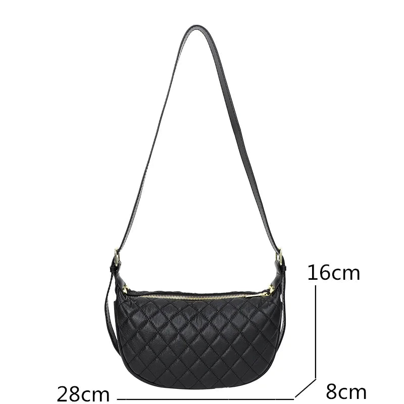 Leather Crossbody Bag Women Shoulder Handbag