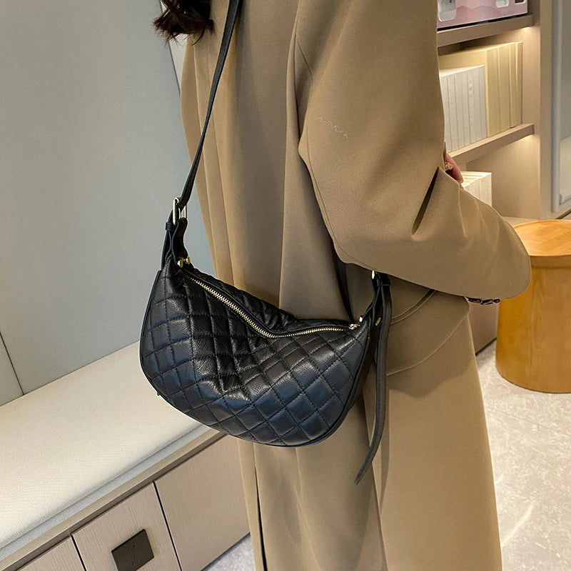 Leather Crossbody Bag Women Shoulder Handbag