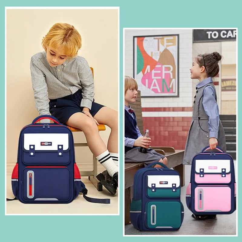 Kids Backpack Orthopedic School Bag Waterproof Primary Schoolbag