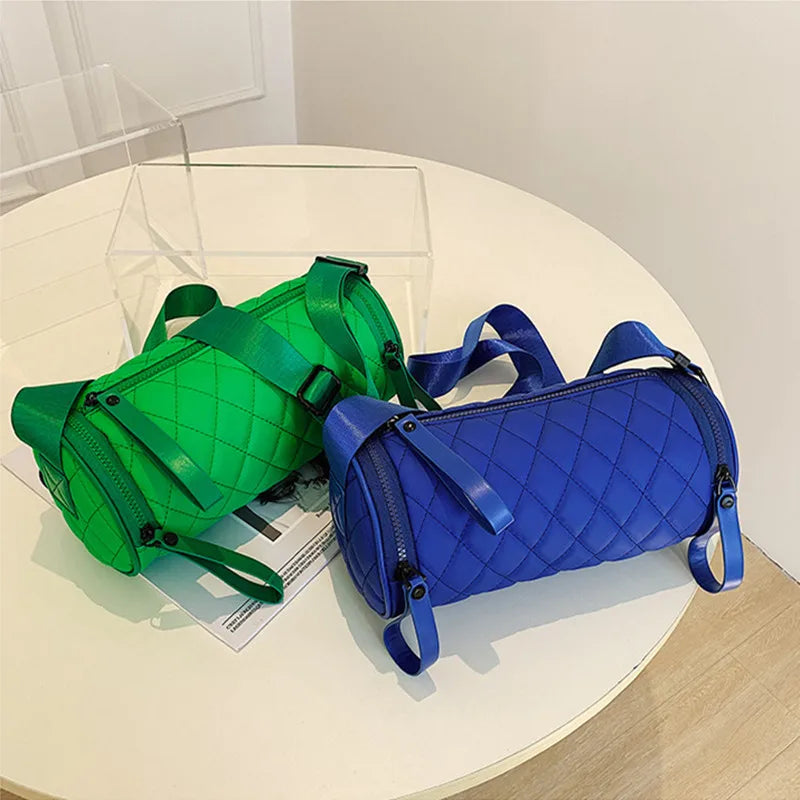 Casual Nylon Shoulder Bags Designers Cotton Women Handbags Quilted Bucket Crossb