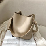 Casual Ladies Tote Women's Handbag Bucket Shoulder Bag