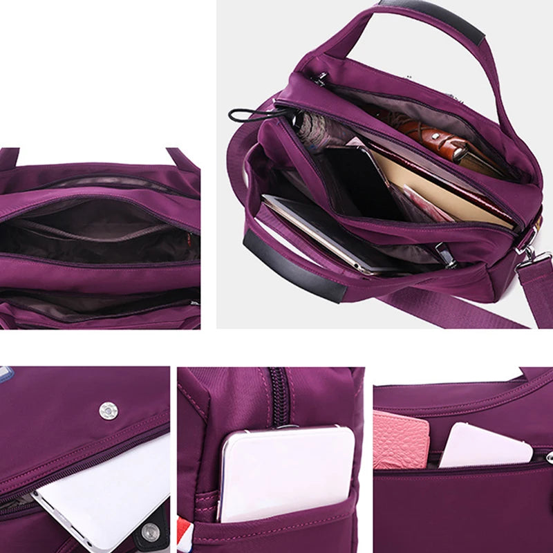 Waterproof Shoulder Bag Ladies Casual Travel Handbag