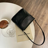 Vintage Leather Small Flap Messenger Bags for Women Shoulder Crossbody