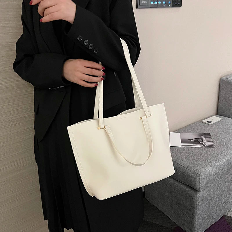 Casual Women Shoulder Bags Large Capacity Shopping Handbags