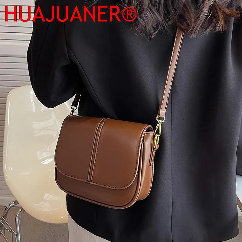 Retro Shoulder Bag Net Red Texture Shoulder Messenger Bag Casual