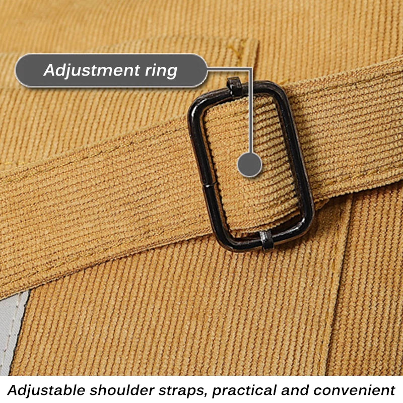 Literary Canvas Bag Women's Shoulder Bags Portable Large Capacity Messenger Bags