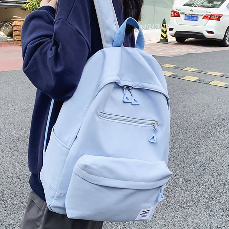Casual School Backpack for Teenage Girls Boys Travel Rucksack