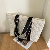 Casual Canvas Shoulder Bag Women Big Totes