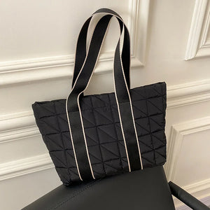 Casual Canvas Shoulder Bag Women Big Totes