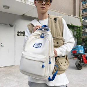 Waterproof Nylon Women Backpack - Japanese Students Schoolbag