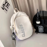 Waterproof Nylon Women Backpack Female Students Schoolbag