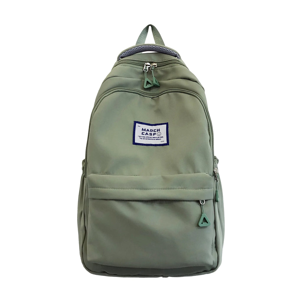 Waterproof Nylon Women Backpack - Japanese Students Schoolbag