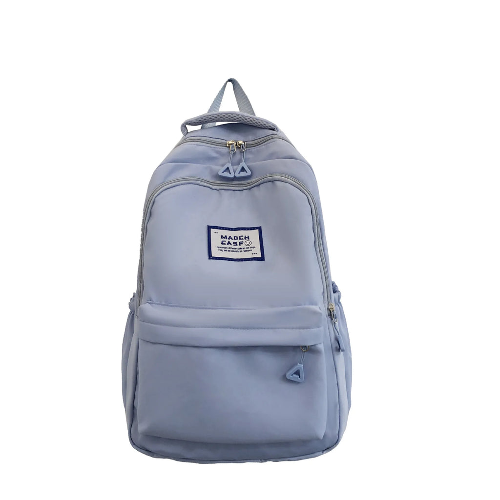Waterproof Nylon Women Backpack - Japanese Students Schoolbag