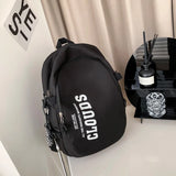 Waterproof Nylon Women Backpack Female Students Schoolbag