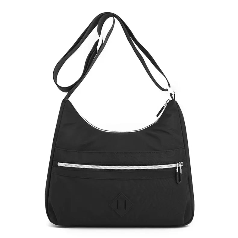Waterproof Nylon Shoulder Bag for Women Crossbody Purse