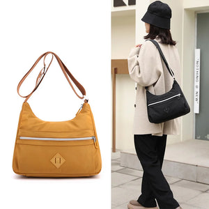 Waterproof Nylon Shoulder Bag for Women Crossbody Purse