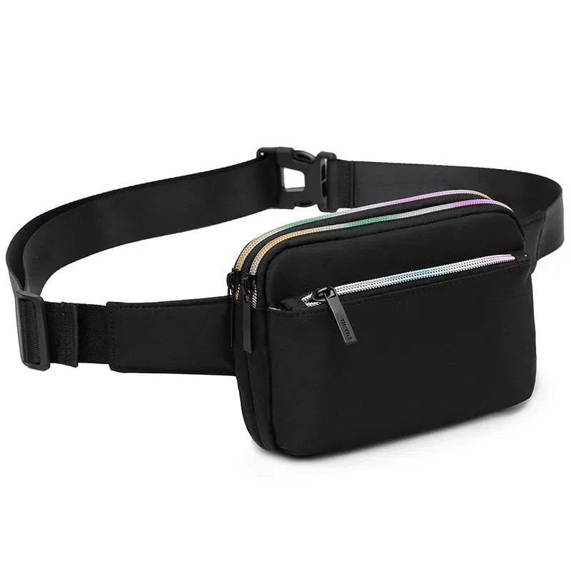 Women Waist Bag Chest Bag Zipper Fanny Pack