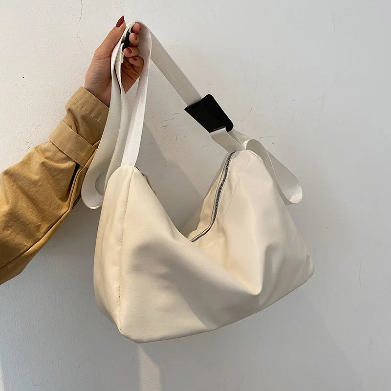 Retro PU Leather Shoulder Bag Large Capacity Casual Women Handbag