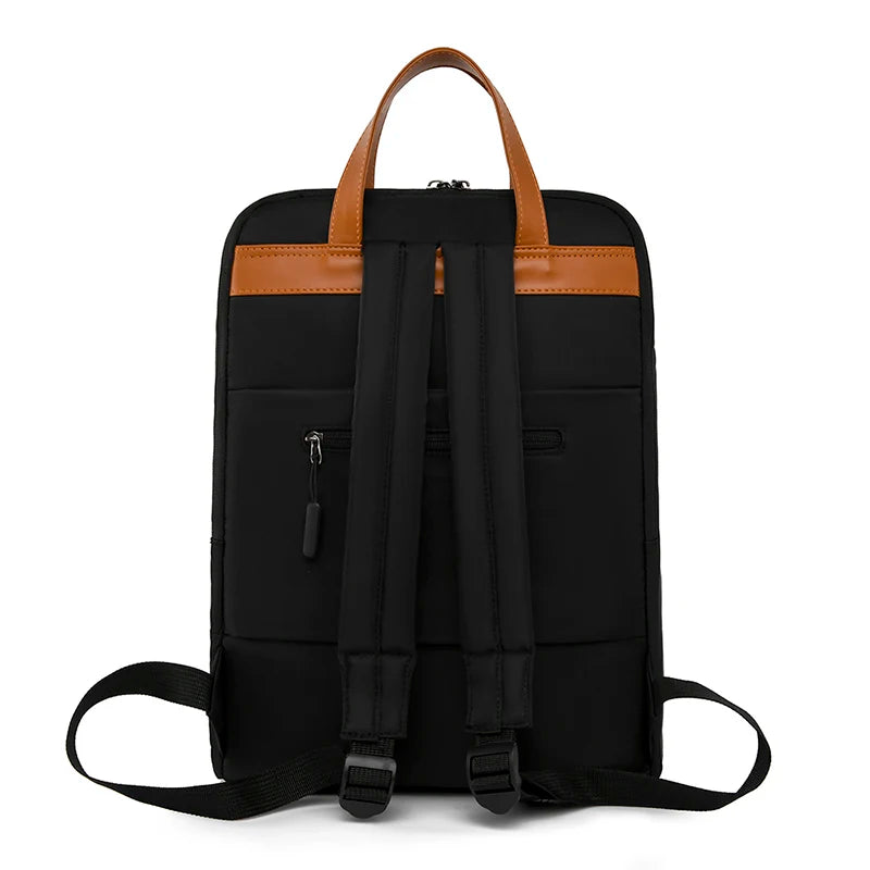 Casual Double Zipper Women Backpack Large Pockets Waterproof