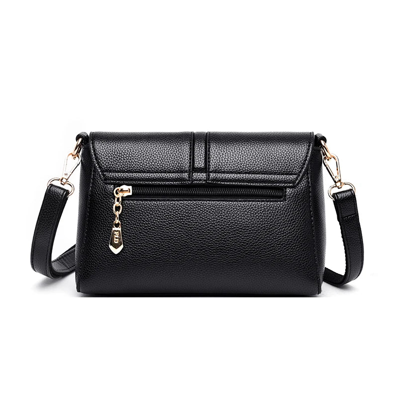 Summer Ladies Bag Leather Handbag Shoulder Bag Small Flip Messenger Bag