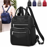 Waterproof Women's Backpack Large Capacity Oxford Rucksack Purse