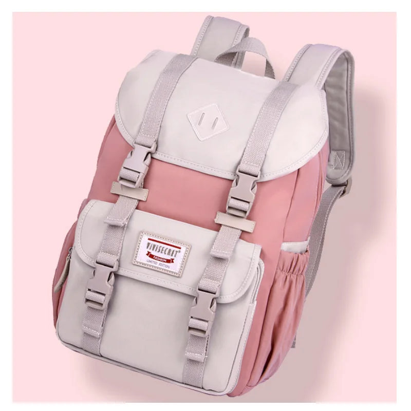 Waterproof Canvas Laptop Backpacks Travel Bagpack Junior School Bags For Girls B