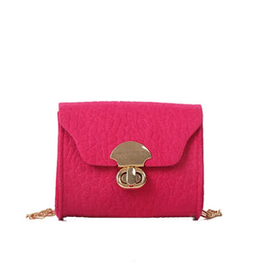 Casual Solid Felt Mini Tote Bag Single Shoulder Small Square