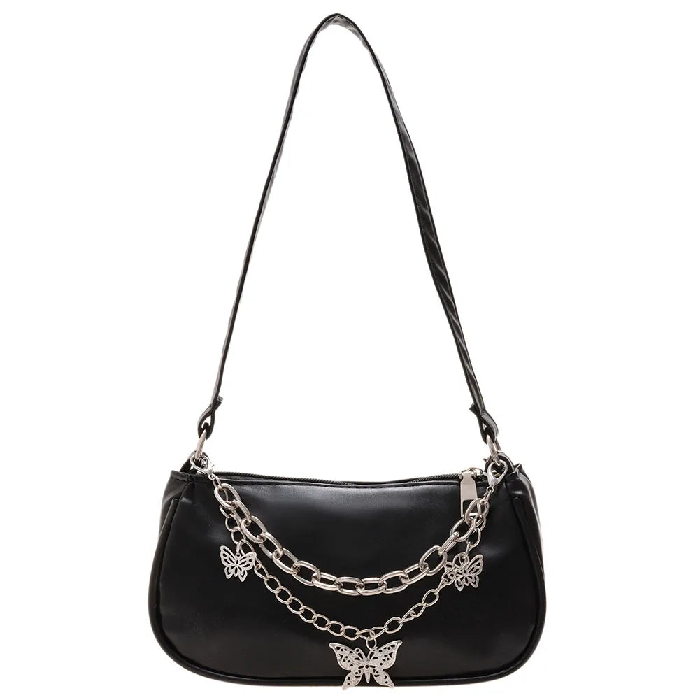 Women's Butterfly Chain Handbags Spring Shoulder Bag Ladies Small Tote