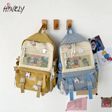Mesh Backpack Soft Girl School Bag