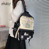 Mesh Backpack Soft Girl School Bag