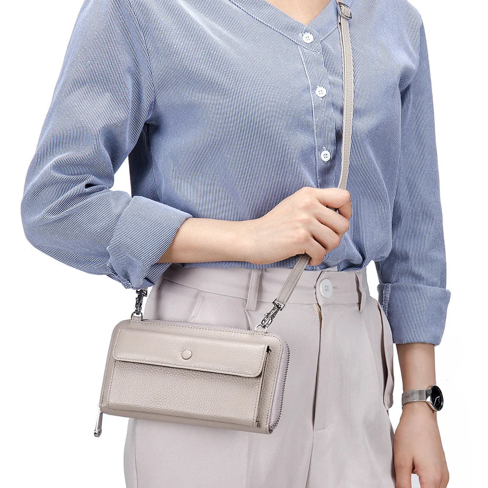 Transparent Touch Screen Mobile Phone Bag Women's Mini Shoulder Bag