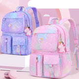 Waterproof Princess Girl Backpack School Bags for Students Big Capacity